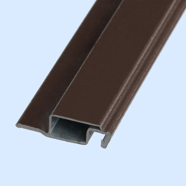 Kolor brąz brąz, profil aluminiowy